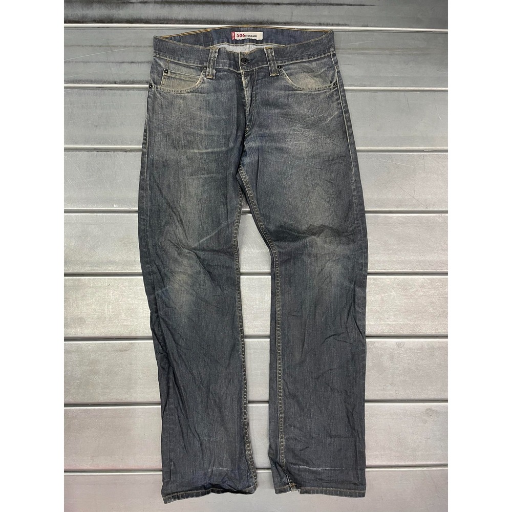Vintage Levis 504 Jeans Mens 34X34 Blue Medium Wash Denim Standard Straight Leg